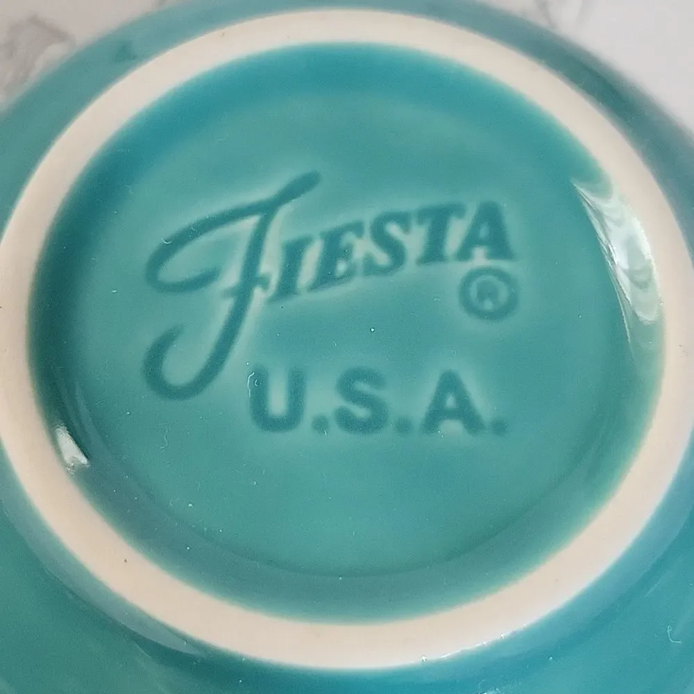 Fiestaware Fiesta Small Ceramic Bowl Dish Fruit Salsa Turquoise Container